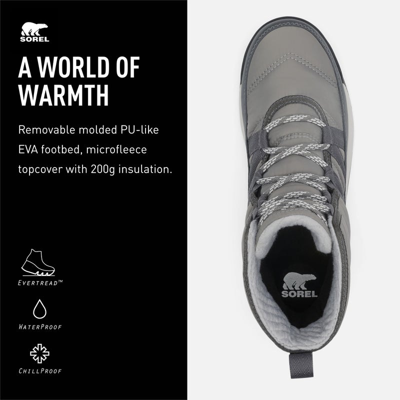 Sorel Whitney II Short Lace Waterproof Women's Boots - Quarry - Size 8 - Image 4